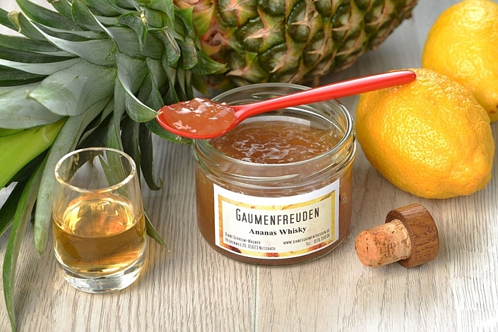 Ananas Whisky Marmelade / Aufstrich von Dianes Gaumenfreunden
